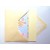 Handmade birthday card - a golden flower