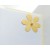 Handmade birthday card - a golden flower