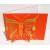 Handmade birthday greeting card - Red Butterfly greeting card