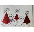 Božično novoletna vo&scaron;čilnica - rdeča smrečica