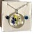 Handmade Resin Snowbell Neklace and Earrings