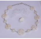 Poročni nakit - unikatni poročni prstan in poročna ogrlica - pozlatitev